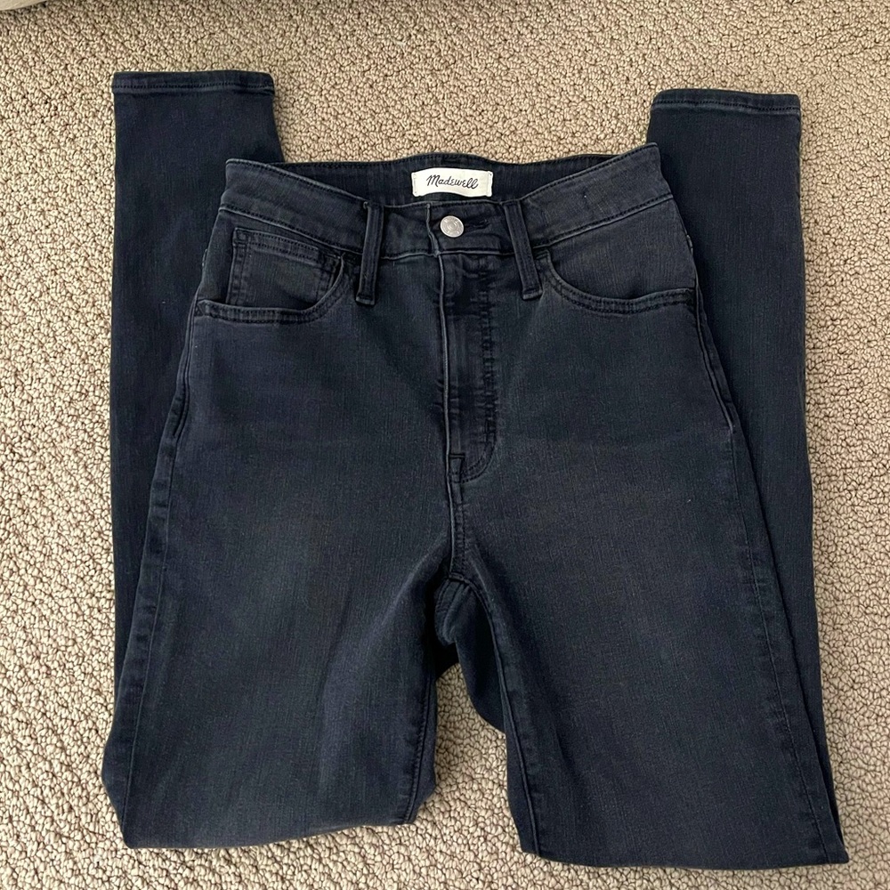 Madewell Women’s Jeans Curvy Roadtripper in Black